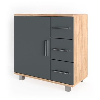 Vicco Mueble Bajo Lavabo Ilias, Roble Dorado, 60 X 60 Cm Vicco