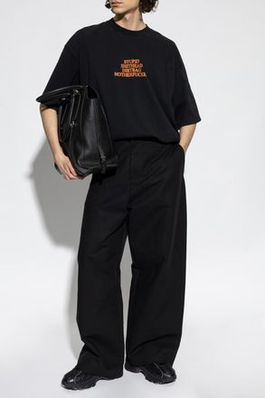 VETEMENTS T-shirt With Print, Mens, Black