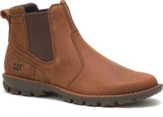 CAT Cat Footwear Mens Excursion Chelsea Boot, Leather Brown, 6 UK