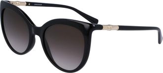 Longchamp LO720S 001 Womens Sunglasses Black Size 54
