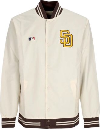 47 Brand Regent Jacket - Heren - Bomber jackets - Beige - S - Polyester - Jassen
