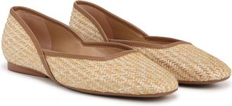 Naturalizer Cody2 Skimmers Flats Womens Tan Square Toe Slip On ZOGG3930