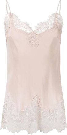 Gold Hawk Coco Camisole met kanten afwerking - Dames - Tops - Beige - Maat: L Zijde