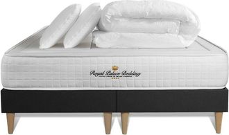 Royal Palace Bedding Pack Colch&oacute;n Negro Espuma Viscoel&aacute;stica 180 X 200
