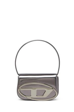 Diesel Grey Leather Shoulder Bag