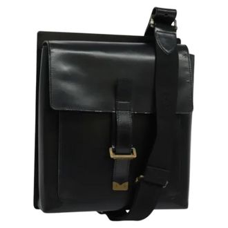 Louis Vuitton Tweedehands leren Louis Vuitton tassen - Dames - Pre-owned - Zwart - Maat: ONE Size Leer