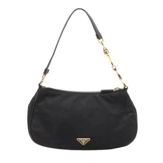 Prada Pre-owned Shoulder Bags, female, Black, Size: ONE SIZE Pre-owned Vintage Shoulder Bag