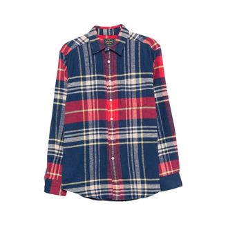 Portuguese Flannel Camicia Sage - - Shirts - Uomo - Multicolore - M