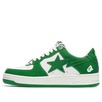 A Bathing Ape Bape STA Low Green White OZXSHM19X002I-GRA