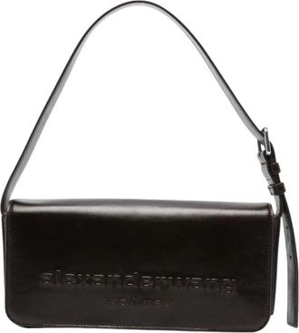 Alexander Wang Punch Schoudertas - Dames - Schoudertassen - Bruin - ONE Size - Katoen - Tassen