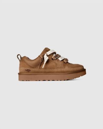 UGG Womens Lo Lowmel Sneaker In Chestnut