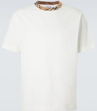 Burberry Burberry Check cotton jersey T-shirt