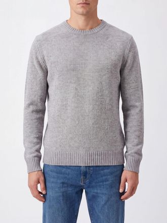 Zanone Fine-Knit Virgin Wool Crewneck Jumper with Long Sleeves