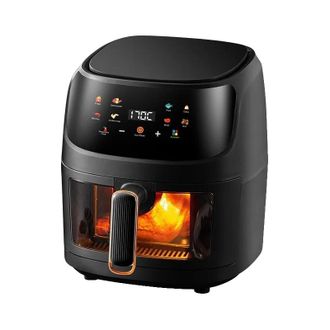 OEM Freidora De Aire, 2400 W De Potencia, 8 Modos De Cocci&oacute;n, Color Negro