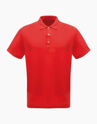 Regatta Mens Regatta Professional Mens Classic 65/35 Short Sleeve Polo Shirt - Red - Size: 48