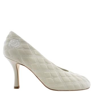 Burberry Baby Quilted Leather Pumps, Brand Size 37 ( US Size 7 )