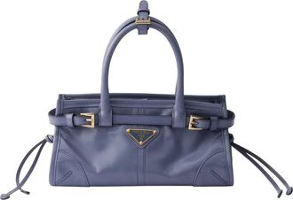 Prada Blue Bonnie Mini Satchel
