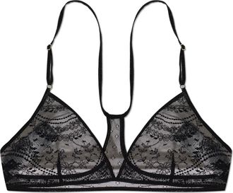 Tom Ford Wave Lace Racerback Triangel Bralette - Dames - BHs - Zwart - XS - Ondergoed