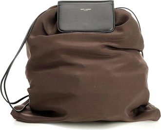Saint Laurent PM Pochon Large - Heren - Tassen - Zwart - Maat: ONE Size