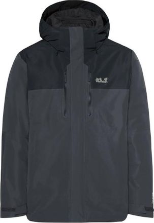 Jack Wolfskin Jasper Pro 3in1 Jacket Doppeljacke f&uuml;r Herren | grau