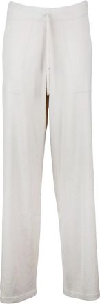 Eleventy Knit Trousers with Elastic Waistband and Relaxed Silhouette