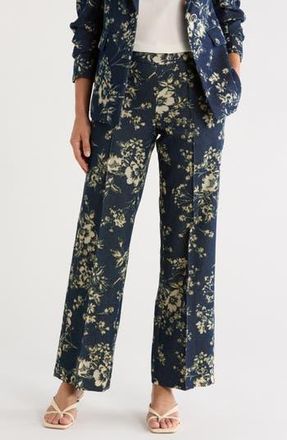 Elie Tahari The Gabby Denim Burnout Pants in Dark Denim at Nordstrom Rack, Size 14