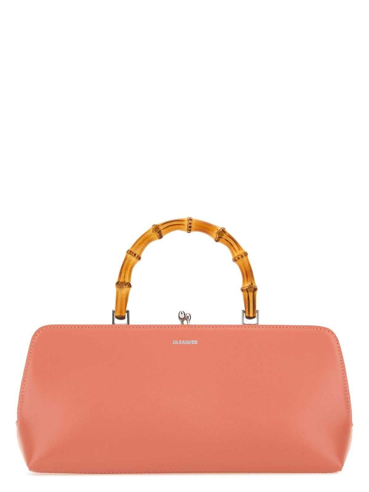 【関税&送料込】Jil Sander Peach Pink Leather Handbag Jil Sander Peach pink leather handbag | gebnegozionline
