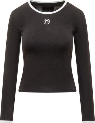 Marine Serre Top Marine Greenhouses Cotton Two-Tone