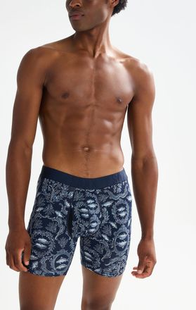Saxx Mens 6 arabesque fish boxer brief DROPTEMP TM