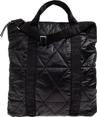 AllSaints Zaino Kei trapuntato - Nero