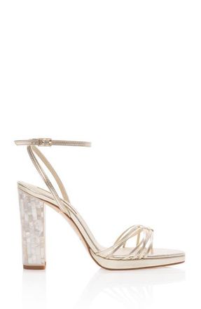 Freya Rose Bianca Strappy Gold Sandal in Champagne at Nordstrom, Size 41
