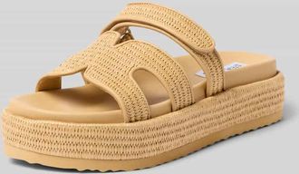 Steve Madden Sandalette mit Plateausohle Modell Bigmissile in Sand, Gr&ouml;&szlig;e 36