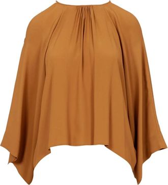 Semicouture Top - Dames - Blouses - Bruin - L - Overhemden