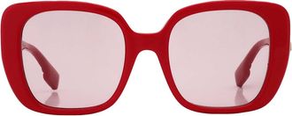 Burberry Helena Pink Square Ladies Sunglasses BE4371 4027/5 52