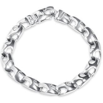 Pompeii3 Mens Designer Mariner Link 14k Gold (44gram) or Platinum (71gram) 10mm Bracelet 8.5