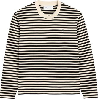 Ami Ami De Coeur Striped Long-Sleeve T-Shirt