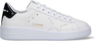 Golden Goose White Purestar Tonal Star Leather Sneakers