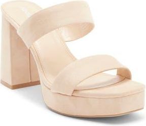 Abound Baylie Platform Block Heel Sandal in Tan Light at Nordstrom Rack, Size 6.5