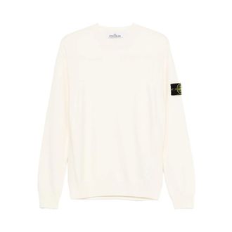 Stone Island Logo-patch Crew-neck Sweater