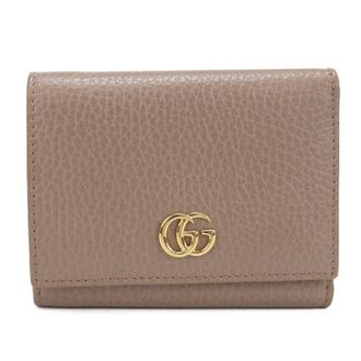 Gucci Brown Leather Wallet (Tri-Fold) (Pre-Owned)