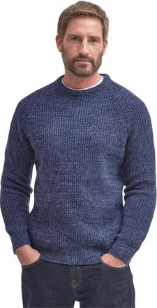 Barbour Donkerblauwe Trui - Heren - Ronde hals truien - Blauw - XL - Truien & Vesten