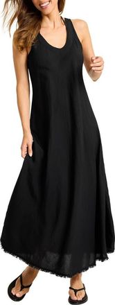 Tommy Bahama St. Lucia Cover-Up Midi Dress in Black at Nordstrom, Size X-Large