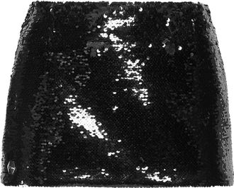 Philipp Plein Dames, Rokken, Zwart, Maat: XL Polyamide