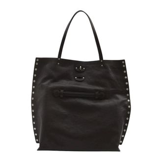 Zanellato Tassen, Dames, Bruin, ONE Size, Leer, Stud-Embellished Tote Bag