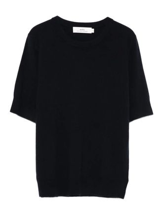 arch4 short-sleeve crew-neck T-shirt - women - Cashmere - M - Black