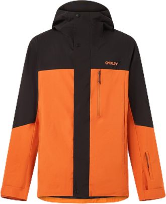 Oakley Mens Thermonuclear Protection TBT Shell Jacket, Ginger/Blackout, XL