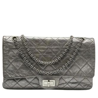 Chanel Pre-owned Shoulder Bag - Dames - Pre-owned - Grijs - Maat: ONE Size Leer