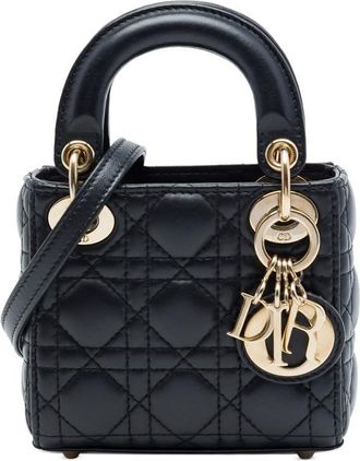 Dior Pre-owned Dior Micro Lambskin Cannage Lady Dior Ladies 7LZNQRZOU9I8CXFV