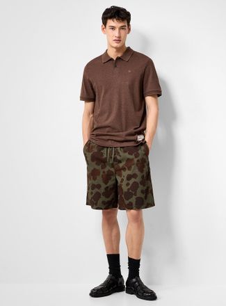 Scotch & Soda Mens Forest camouflage Bermuda Shorts
