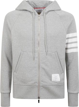 Thom Browne 4-Bar Zip Hoodie